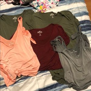 Bundle of t shirts and tank tops